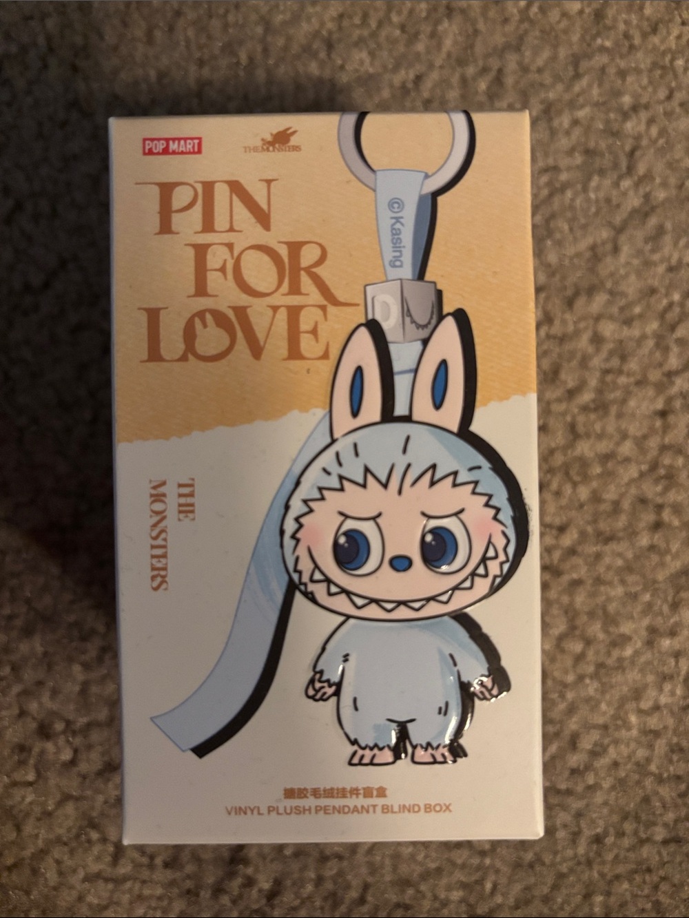 Pin For Love Monster Vinyl Plush Pendant Letter K